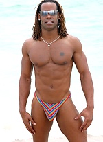 Marlone Starr posing naked outdoors