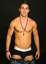 Jiri Jiskra plays with his cock