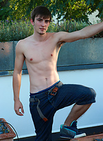 Lean and Toned Young Pup Jorge What a Beautiful Erect Uncut Cock!